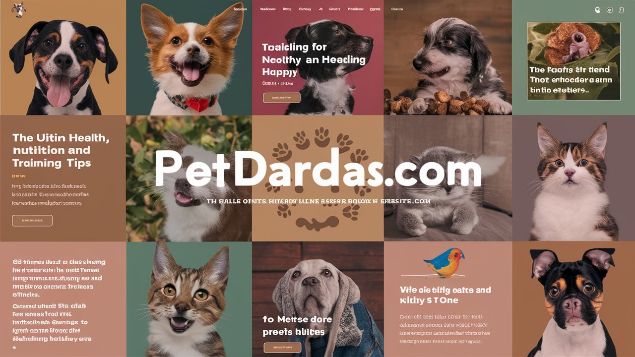 Petdardas com: The Ultimate Resource for Pet Care, Health, Nutrition, and Training