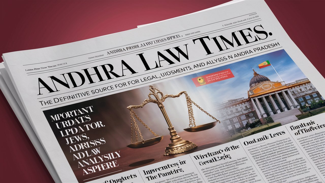 Andhra Law Times: The Definitive Source for Legal News, Judgments, and Law Analysis in Andhra Pradesh